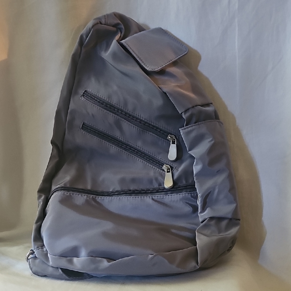 Gray Sling Bag